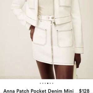 Reformation Denim Skirt size 23